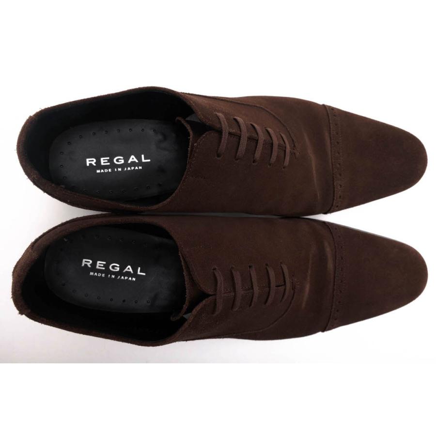REGAL（リーガル） ビジネスシューズ 11NR 牛革 メダリオン キャップ