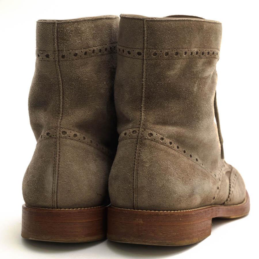 ○トッズ TOD'S 牛革 レースアップブーツ XXM0QM00MI0CCOC815 ウイングチップ メンズ 【中古】 中古 TOD'S（トッズ） レースアップブーツ XXM0QM00MI0CCOC815 牛革