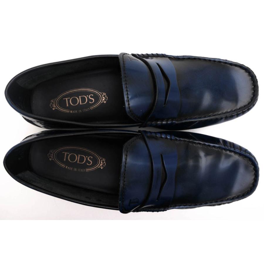 TOD'S（トッズ） ドライビングシューズ 牛革 カーフ コインローファー