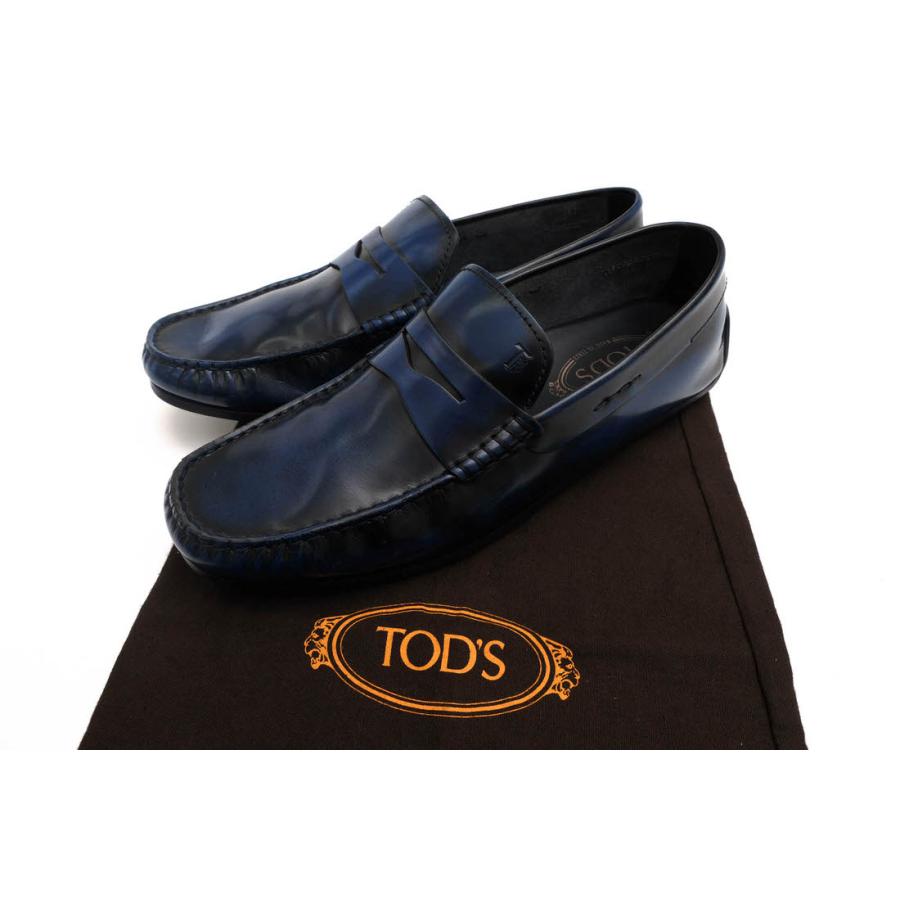 TOD'S（トッズ） ドライビングシューズ 牛革 カーフ コインローファー