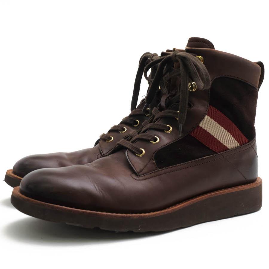 Bally（バリー） ワークブーツ VADREL 牛革 バリーストライプ Vibram