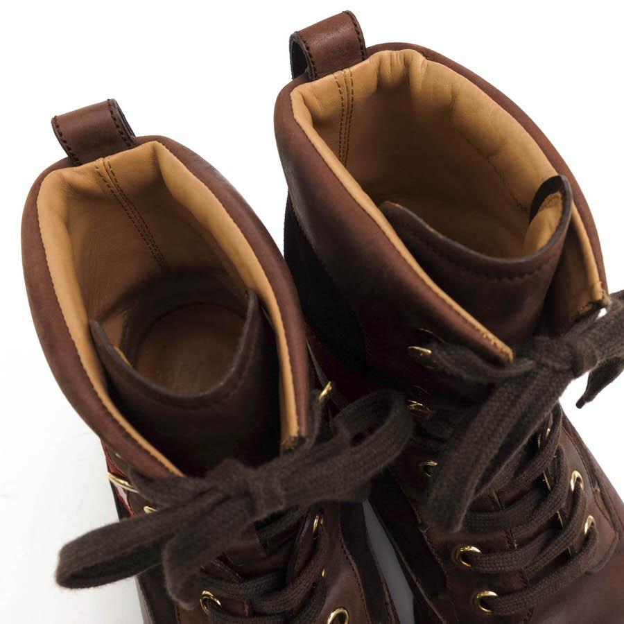 Bally（バリー） ワークブーツ VADREL 牛革 バリーストライプ Vibram