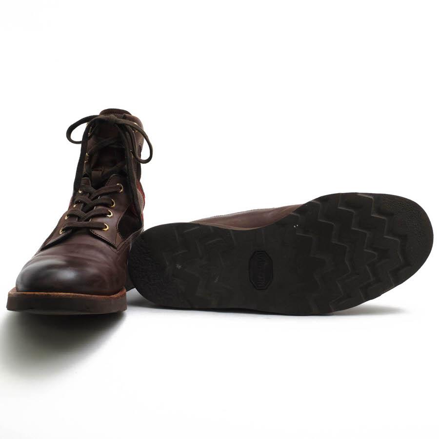 Bally（バリー） ワークブーツ VADREL 牛革 バリーストライプ Vibram