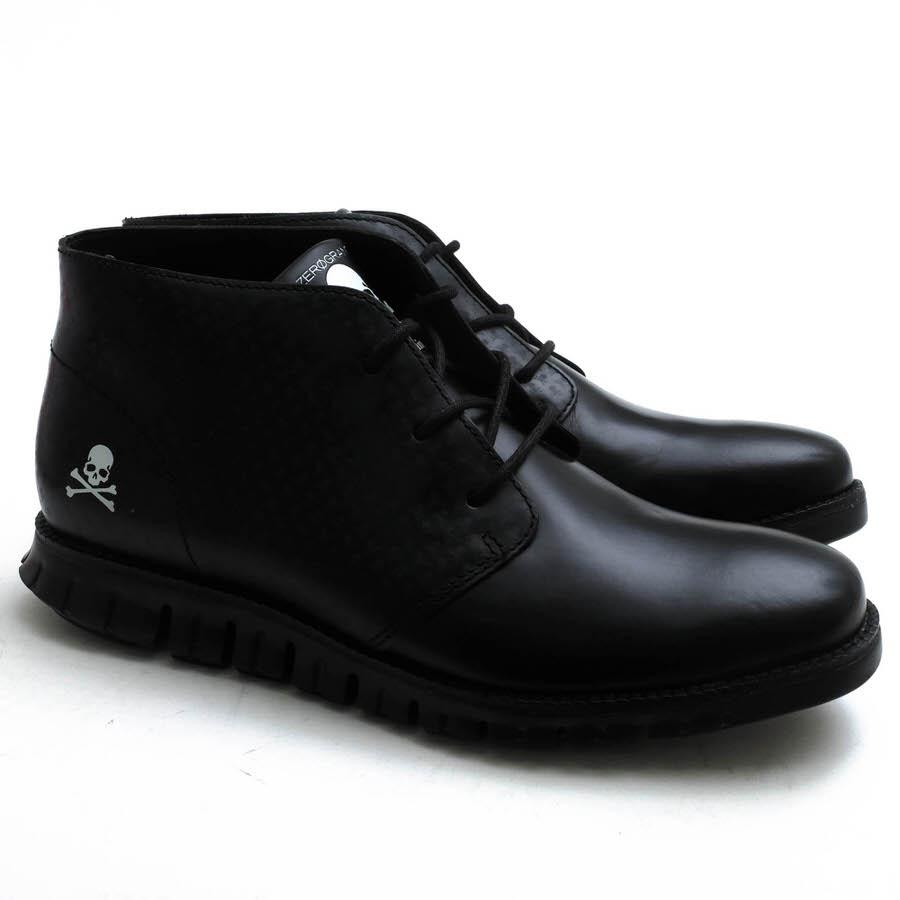 ○コールハーン COLE HAAN 牛革 チャッカブーツ C22082 LUNARGRAND CHUKKA ルナグランド チャッカ プレーントゥ メンズ 【中古】 中古 COLE HAAN（コールハーン） チャッカブーツ C22082 LUNARGRAND CHUKKA