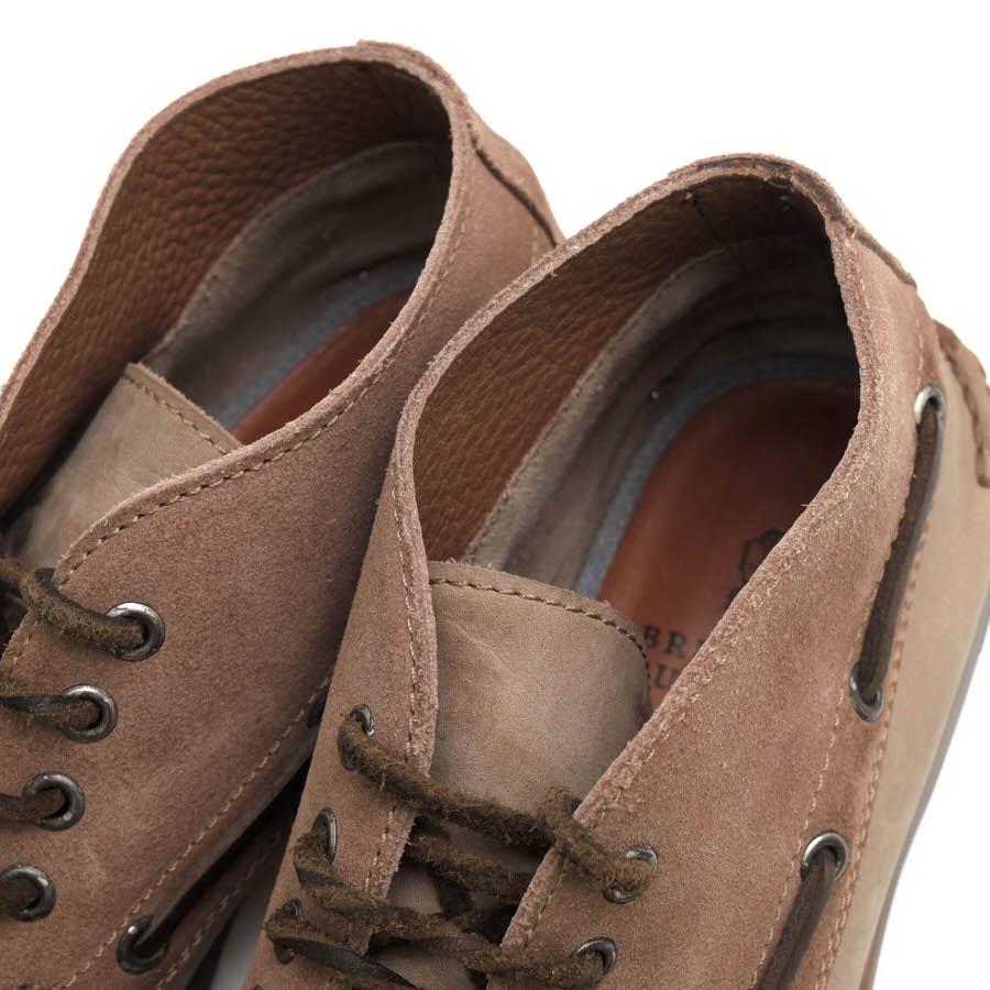 BRUNELLO CUCINELLI ブルネロクチネリ チャッカブーツ 牛革 デッキ