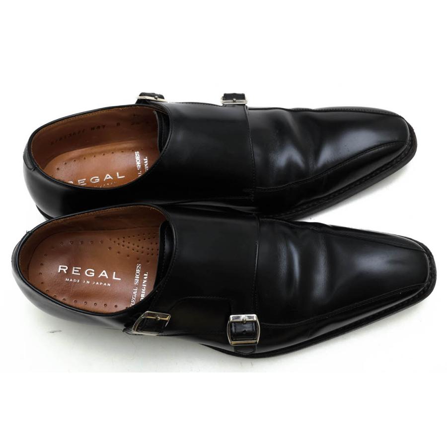 REGAL（リーガル） ビジネスシューズ W87B 牛革 スワールトゥ ダブル