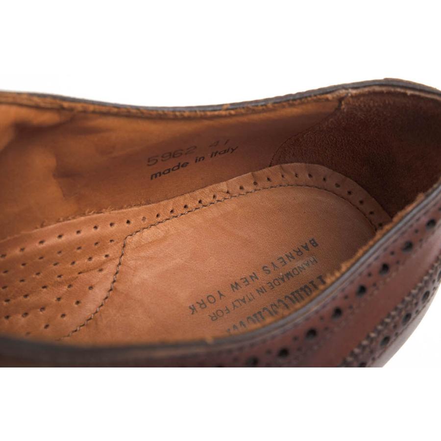 ○フランチェスカッティ Franceschetti バーニーズニューヨーク BARNEYS NEW YORK別注 ハンドメイド カーフ 牛革 ビジネスシューズ 中古 Franceschetti フランチェスカッティ ビジネスシューズ 5962