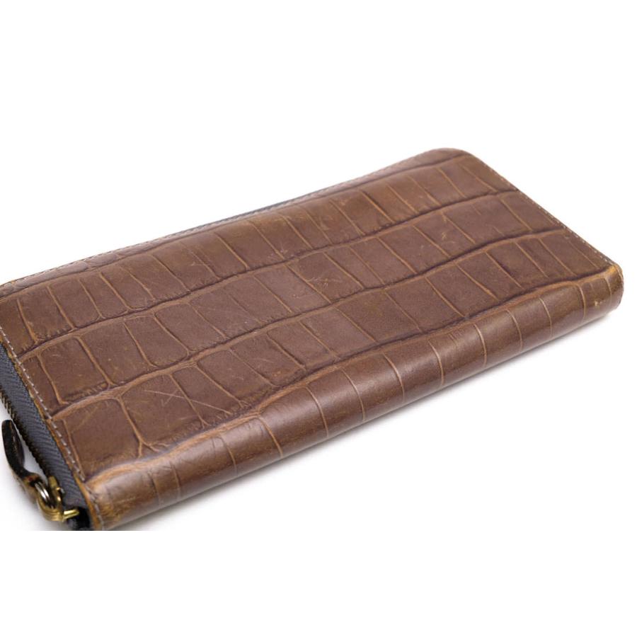 Felisi フェリージ 長財布 125/SA クロコ型押し ラウンドジップ