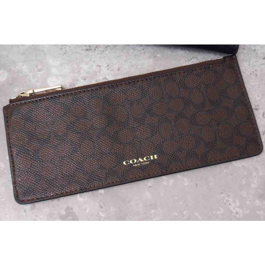 COACH コーチ 長財布 F52628 クロスグレーン レザー ポップ