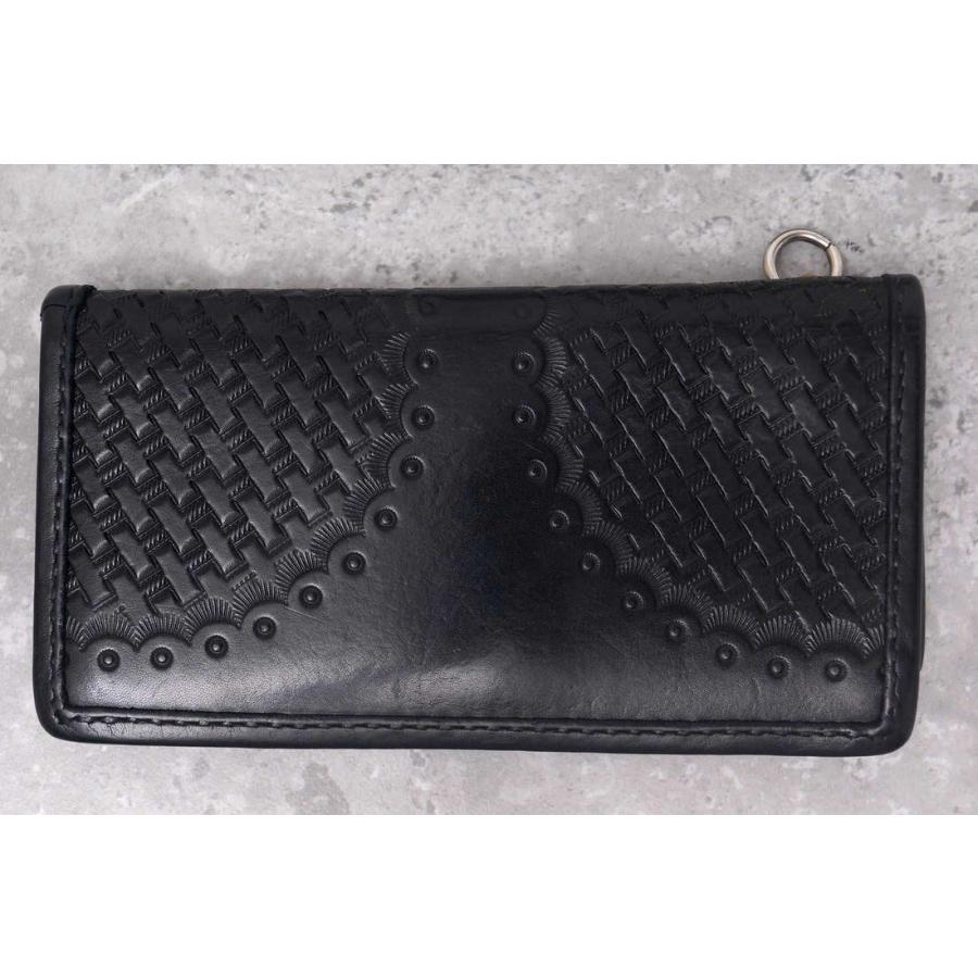 CALEE キャリー 長財布 EMBOSSING LEATHER WALLET ロングウォレット