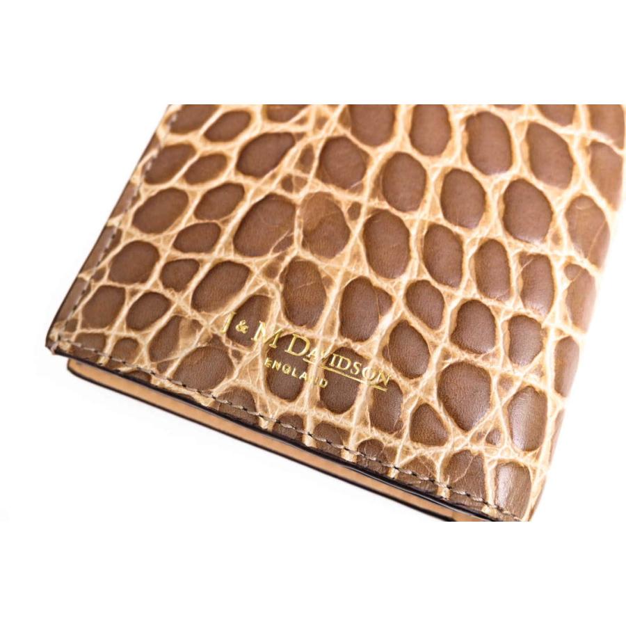 J M Davidson J Mデヴィッドソン 長財布 Elongated Tab Wallet 小銭入れあり クロコ型押し ラウンドジップ ラウンドファスナー W3787 Desir Yahoo ショッピング店 通販 Yahoo ショッピング