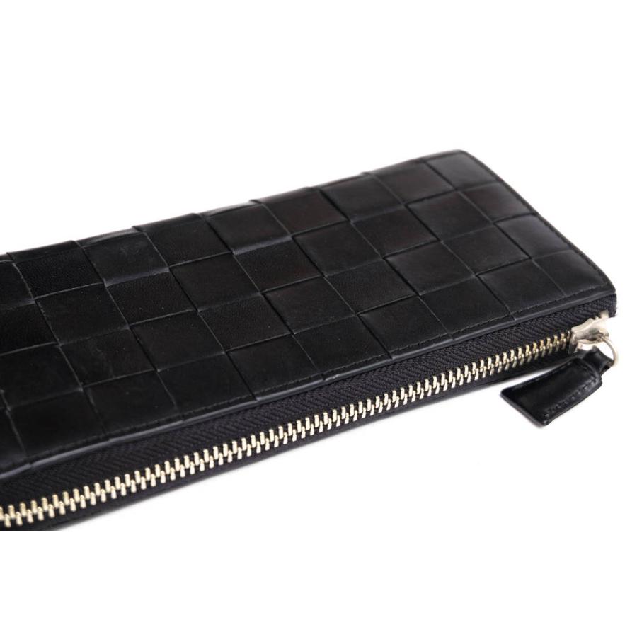 CYPRIS（キプリス） 長財布 牛革 小銭入れあり メッシュ・イントレ