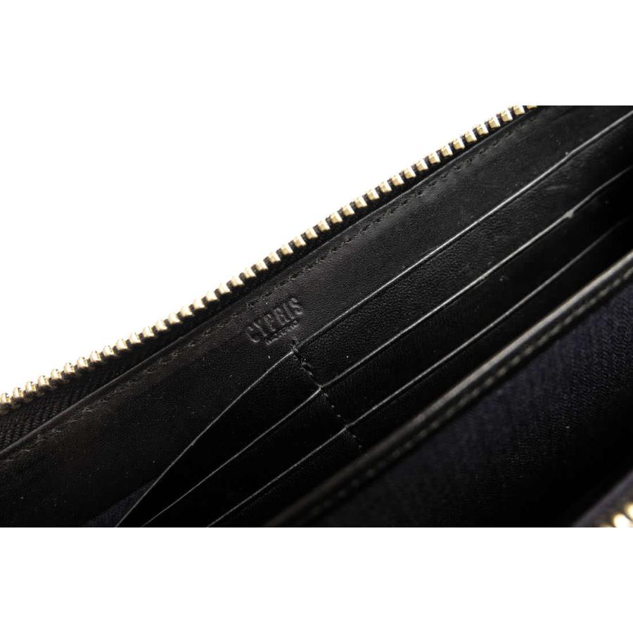 CYPRIS（キプリス） 長財布 牛革 小銭入れあり メッシュ・イントレ