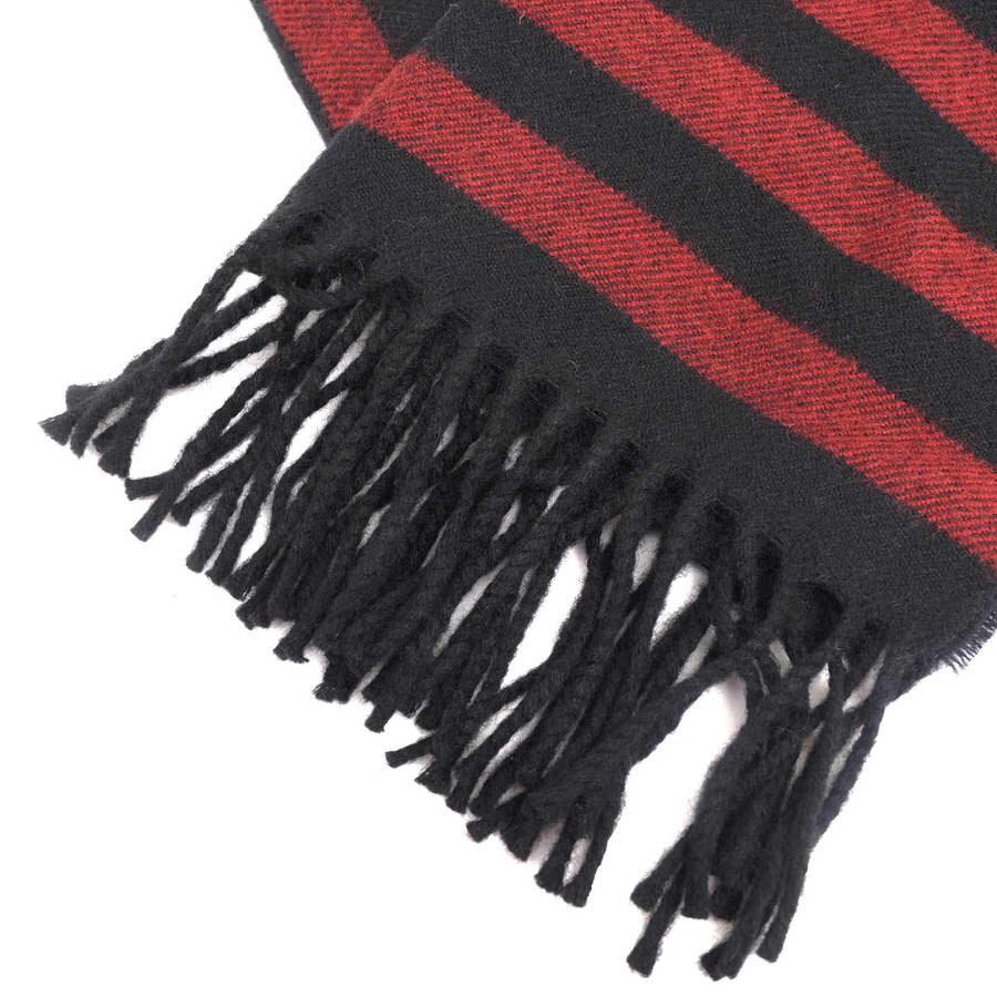 42 割引 公式ショップ Yves Saint Laurent サンローラン マフラー ストール Paris パリ エディスリマン ボーダー柄 ユニセックス 男女兼用 その他衣類 メンズファッション Cosas Pe