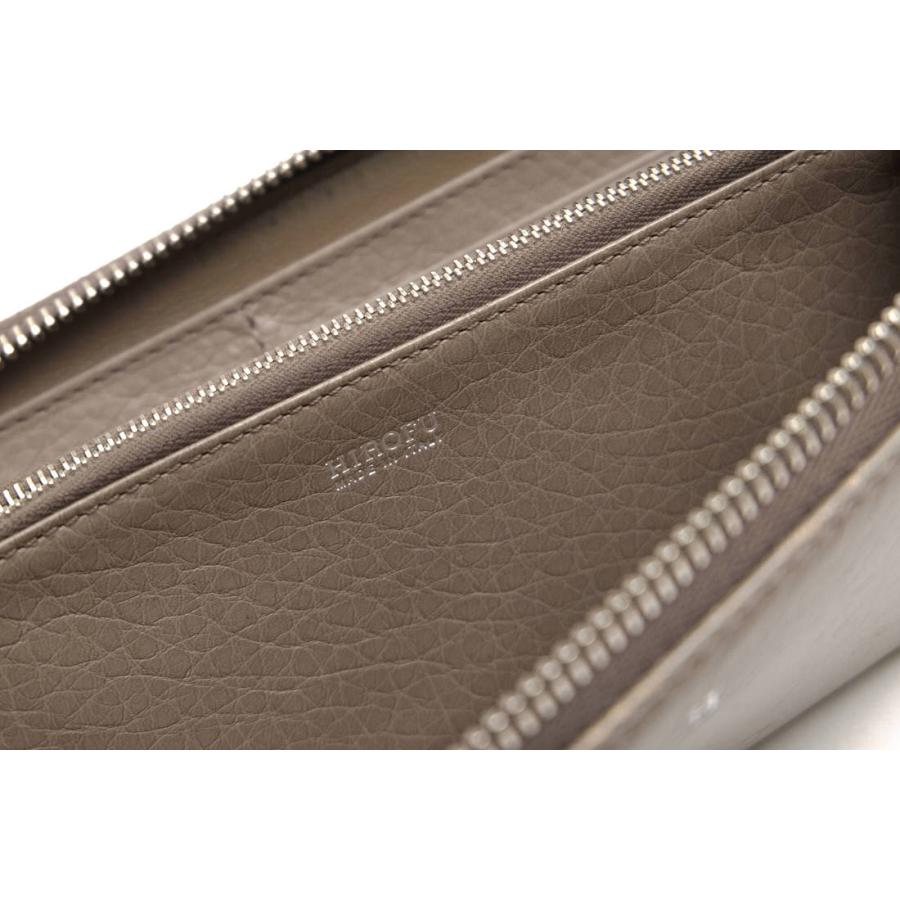 HIROFU（ヒロフ） 長財布 牛革 小銭入れあり シボ革 シュリンクレザー