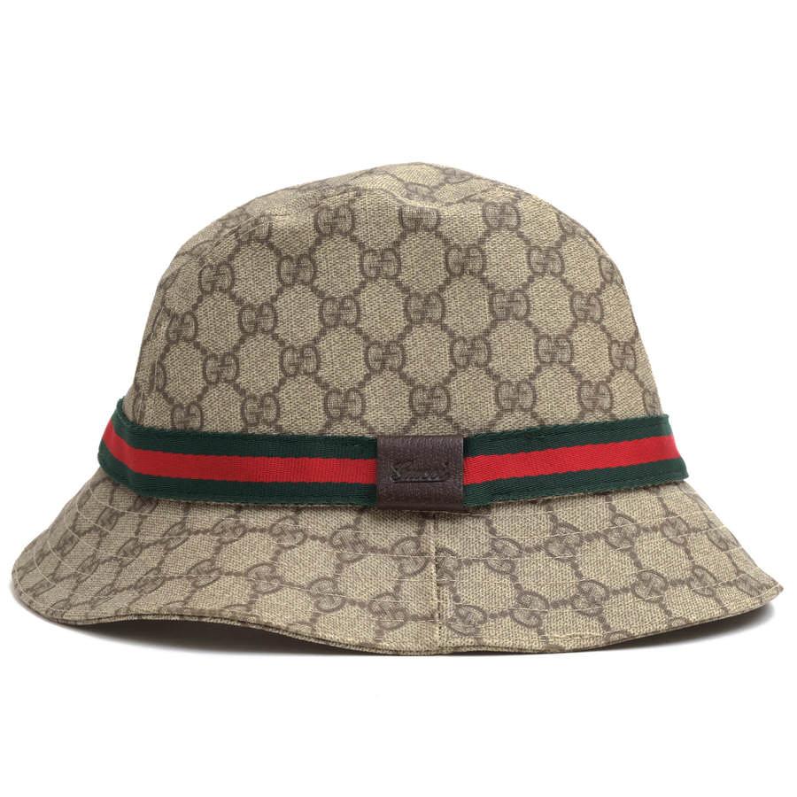 GUCCI グッチ 帽子 GG柄 シェリーライン ハット :w4953:Desir Yahoo