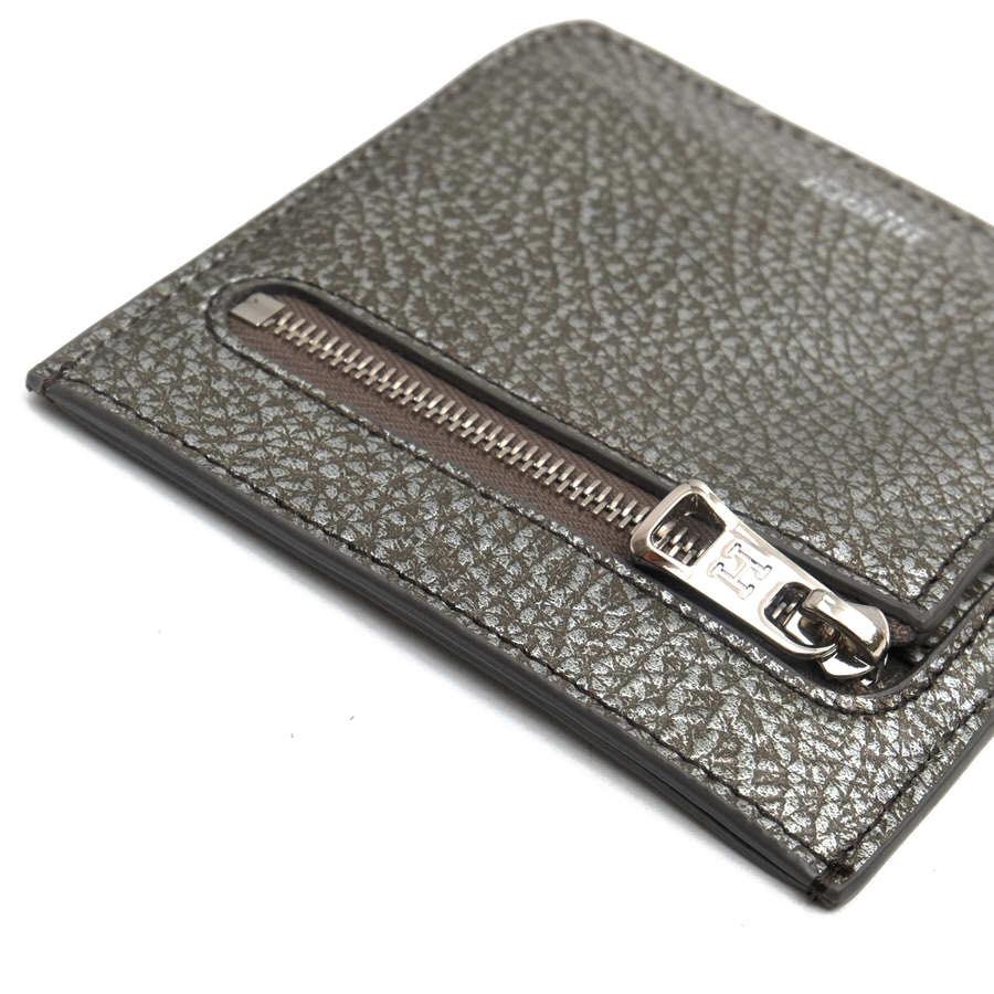 HIROFU ヒロフ 財布 牛革 カーフ ミニウォレット シボ革 HIROFU ヒロフ 財布 牛革 カーフ ミニウォレット シボ革