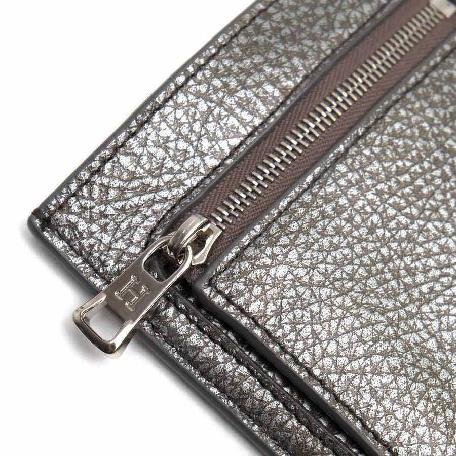 HIROFU ヒロフ 財布 牛革 カーフ ミニウォレット シボ革 HIROFU ヒロフ 財布 牛革 カーフ ミニウォレット シボ革
