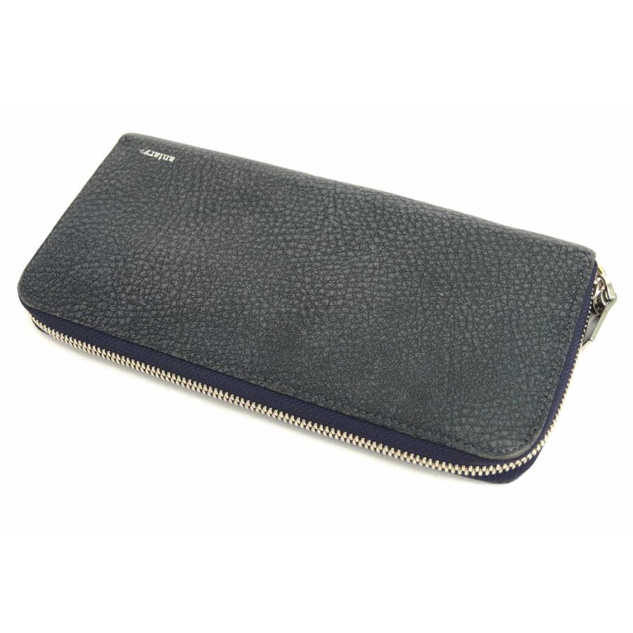 ○アニアリ aniary グラインドレザー 牛革 長財布 15-20003 小銭入れあり シボ革 シュリンクレザー ラウンドジップ ラウンドファス 中古 aniary（アニアリ） 長財布 15-20003 グラインドレザー 牛革 小銭入れ