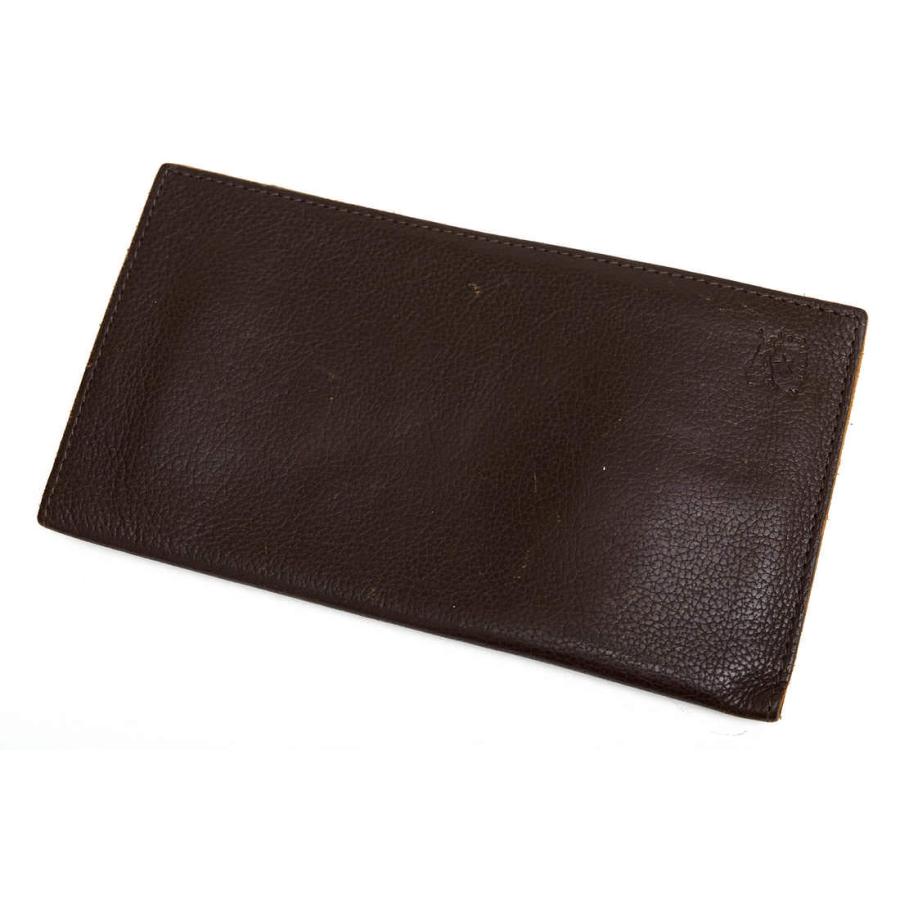 イルビゾンテ／IL BISONTE 長財布 財布 ウォレット メンズ 男性 男性用レザー 革 本革 ダークブラウン 茶 ブラウン  411776 小銭入れなし 札入れ シボ革 シュリンクレザー IL BISONTE（イルビゾンテ） 長財布 411776 牛革 小銭入れなし 札入れ