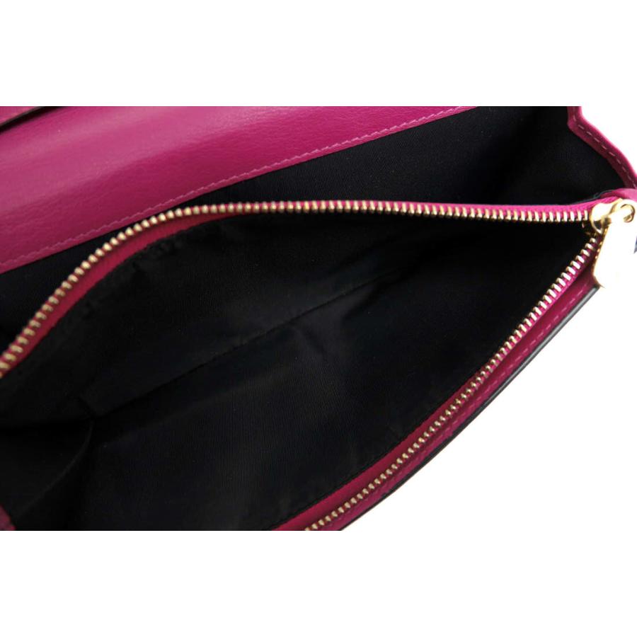 ○クリスチャンディオール Christian Dior 牛革 カーフ 長財布 02-LU-0113 内側ピンク 小銭入れあり レディース 【中古】 中古 Christian Dior（クリスチャン・ディオール） 長財布 02-LU-0113 牛革