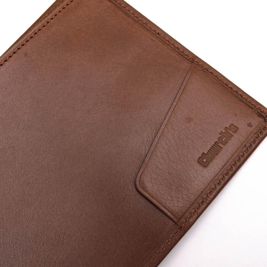 Church's（チャーチ） 財布 牛革 カーフ 小銭入れなし 札入れ 二つ折り