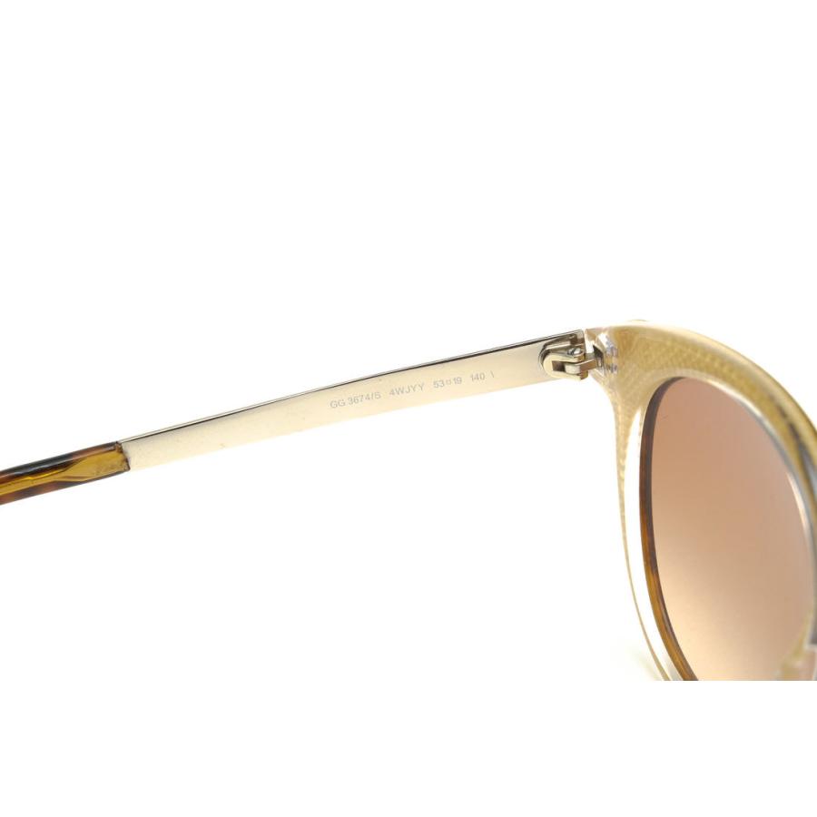 GUCCI（グッチ） サングラス GG3674/S 4WJYY セルフレーム ボストン