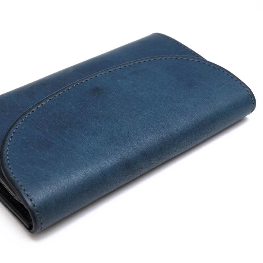 RE.ACT リアクト 財布 Solid Indigo Three Fold Wallet フルタンニン  