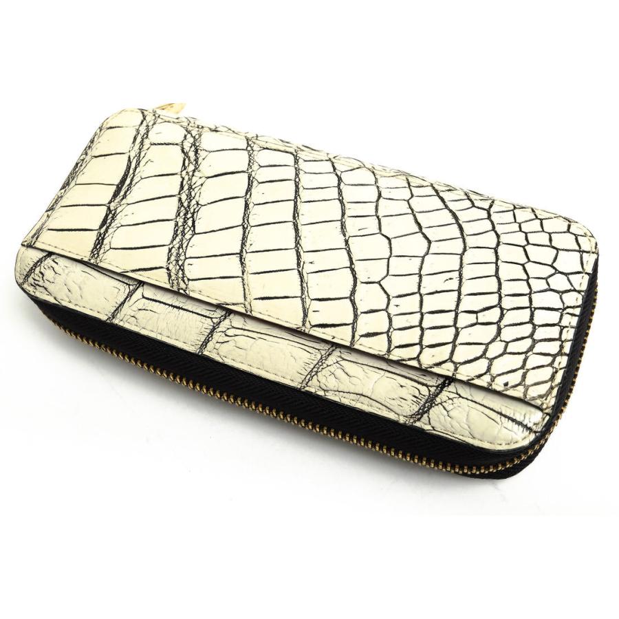 テ*ラ様 STYLE CROCO スタイルクロコ　バニラ　ラウンドファスナー　長 STYLE CROCO スタイルクロコ 長財布 谷染め 目地染め バニラ