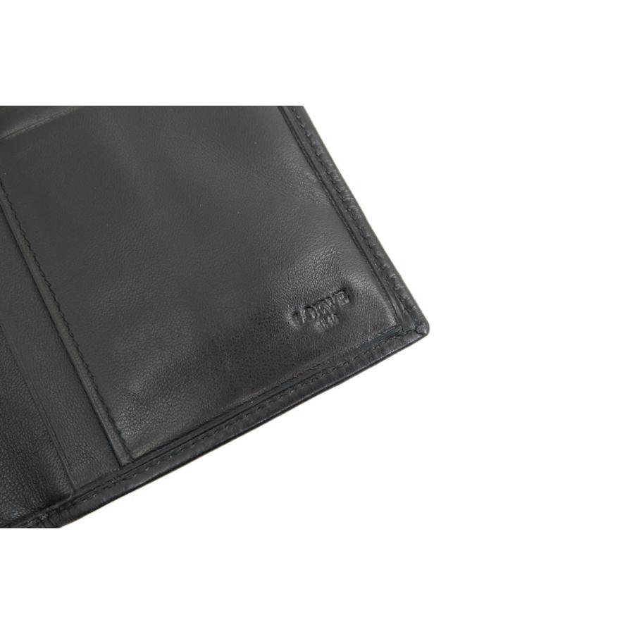 LOEWE ロエベ 長財布 牛革 カーフ パスポートケース 小銭入れ