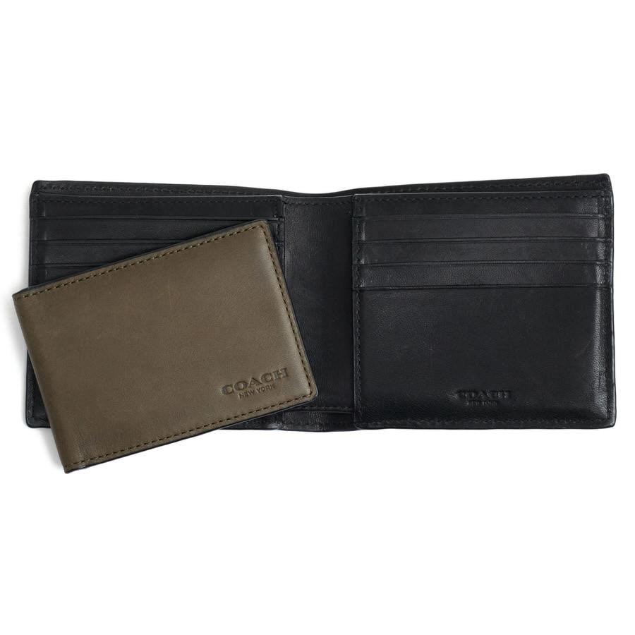 COACH（コーチ） 財布 74896 コンパクト ID ウォレット スポーツカーフ