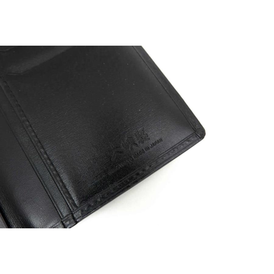 OHBA 大峡製鞄 長財布 1119-BCF 長束入れ風琴マチ ユーロ