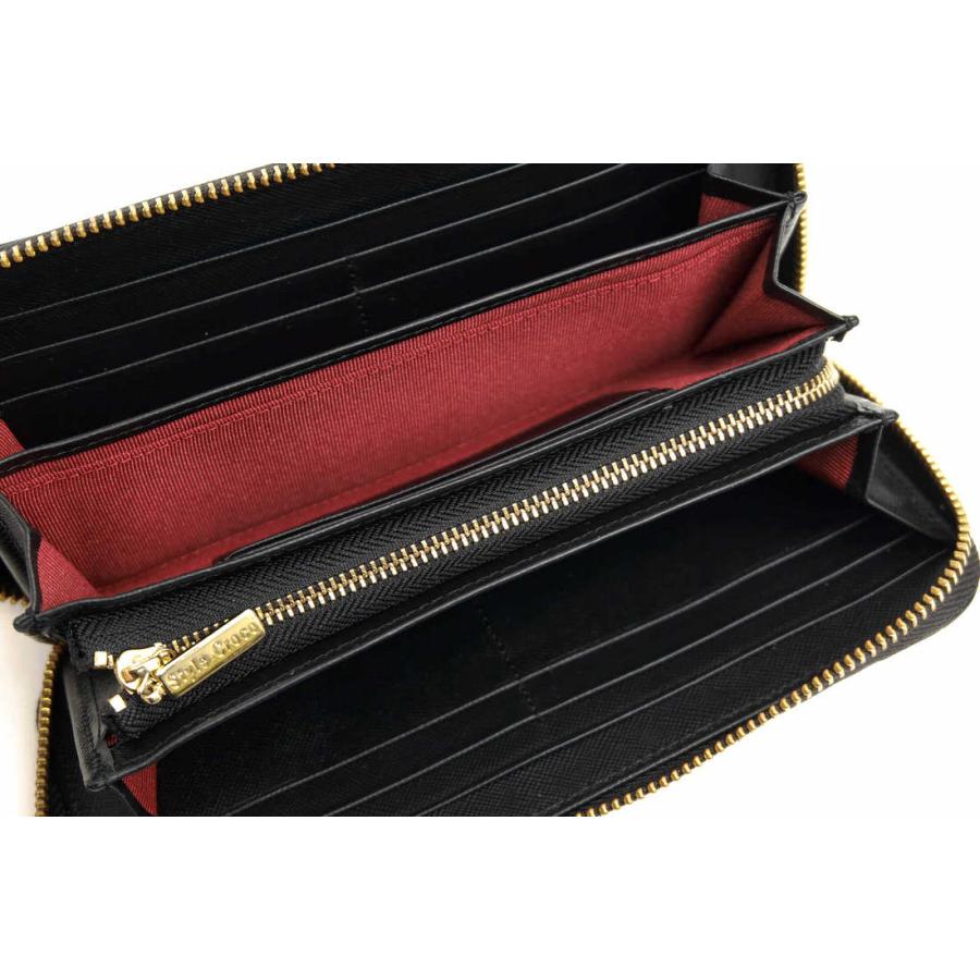 テ*ラ様 STYLE CROCO スタイルクロコ バニラ ラウンドファスナー 長