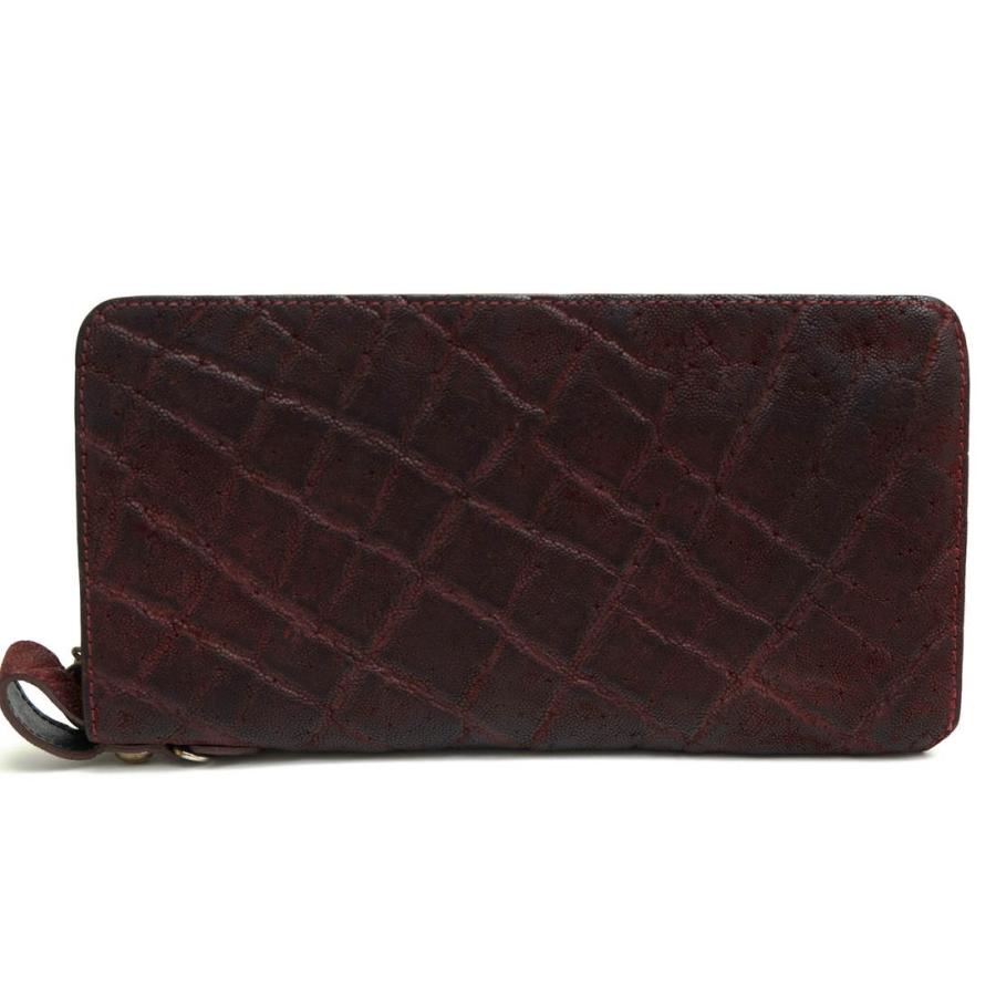 未使用級✨KC’s ケイシイズ　長財布　エレファントレザー 本革 ブラウン KC's ケイシイズ 長財布 K475 エレファント 象革 ローグス ROGUES別注