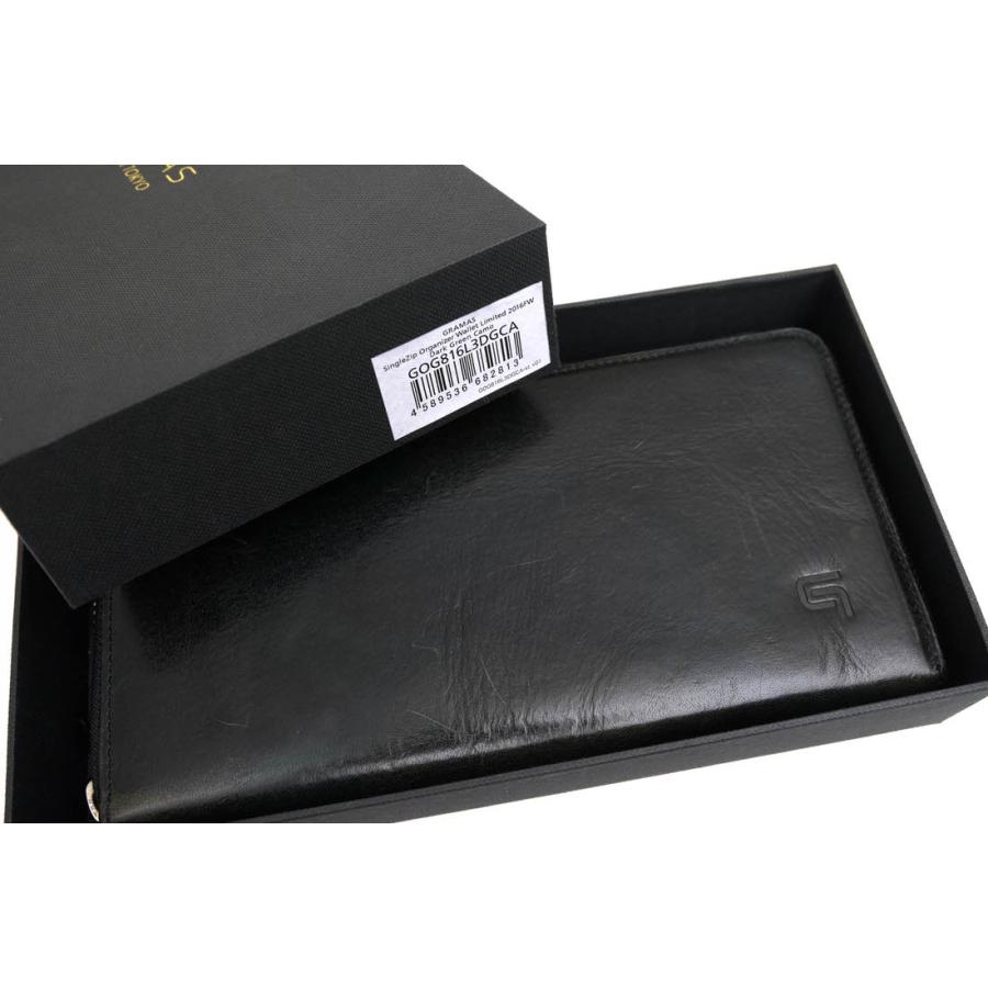 GRAMAS グラマス 長財布 GOG816L3DGCA Single Zip Organizer Wallet