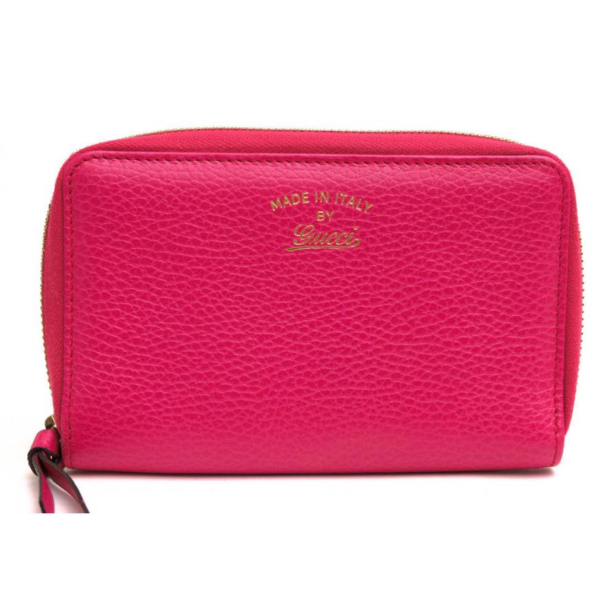 GUCCI グッチ ミニ クラッチバッグ マルチケース 財布 スウィング ピンク