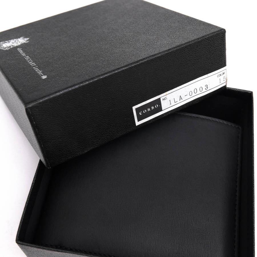 ○コルボ CORBO 牛革 財布 1LA-0003 小銭入れなし 札入れ 二つ折り メンズ 【中古】 中古 CORBO（コルボ） 財布 1LA-0003 牛革 小銭入れなし 札入れ 二つ折り