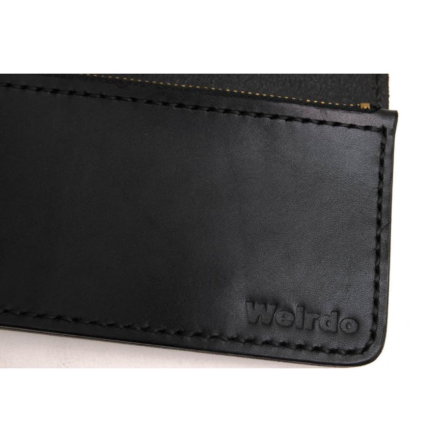 WEIRDO ウィアード 長財布 WJ019A PLAIN WALLET オイルドレザー 牛革  