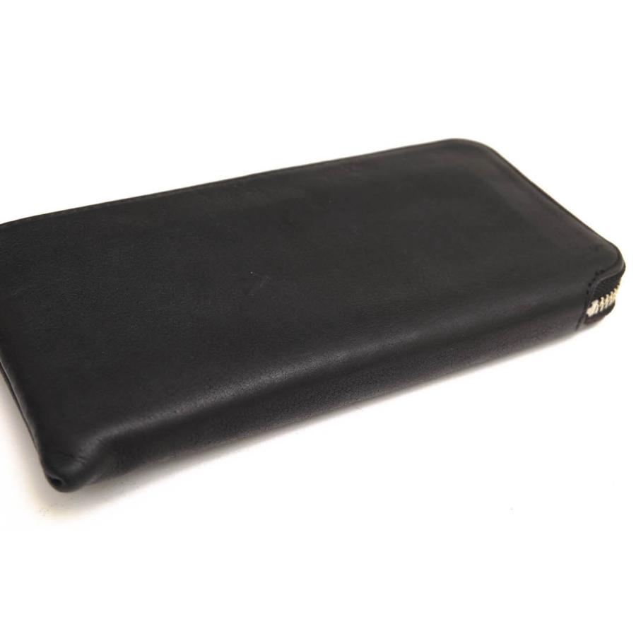 ○ホーボー hobo オイルドカウレザー 牛革 長財布 HB-W2505 Oiled Leather Zip Wallet L 小銭入れあり L字ファスナー メンズ 【中  中古 hobo（ホーボー） 長財布 HB-W2505 Oiled Leather Zip Wallet L