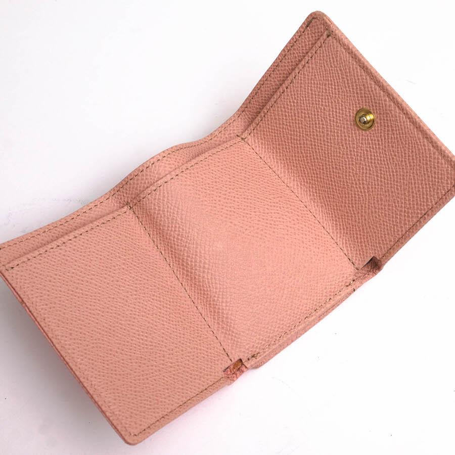 イアンヌ／IANNE 財布 ウォレット レディース 女性 女性用レザー 革 本革 グレー 灰色  370-I0016 MACARON マカロン 小銭入れあり 三つ折り シボ革 シュリンクレザー IANNE イアンヌ 財布 370-I0016 MACARON マカロン 牛革 小銭入れあり