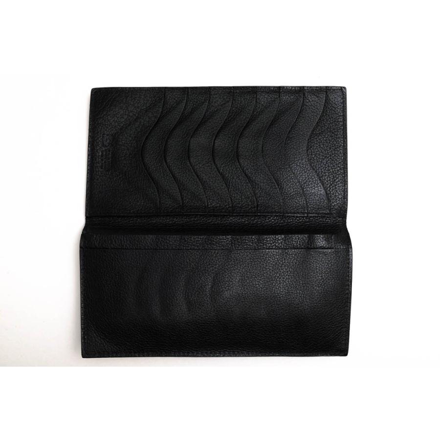 ○イルビゾンテ IL BISONTE バケッタレザー 牛革 長財布 C0616..P 小銭入れあり 二つ折り シボ革 シュリンクレザー メンズ 【中古  中古 IL BISONTE（イルビゾンテ） 長財布 C0616..P バケッタレザー 牛革