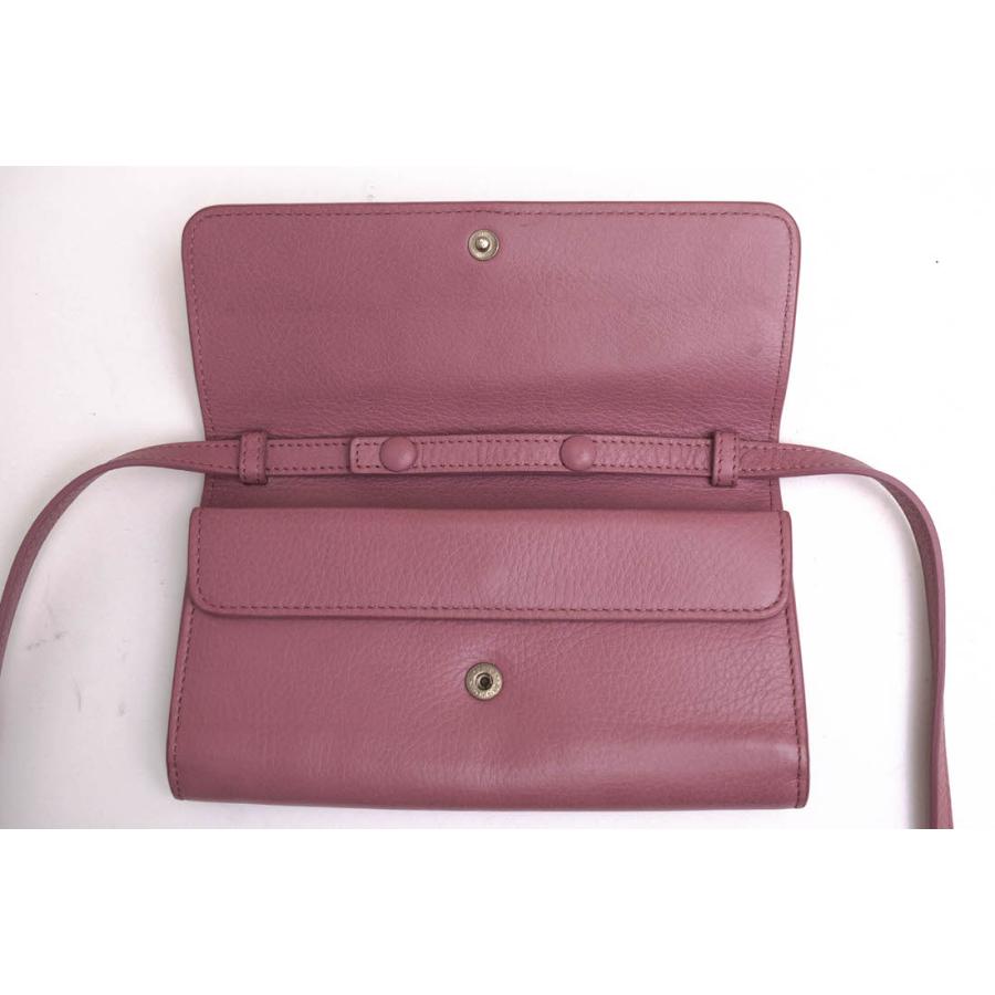 HIROFU（ヒロフ） 財布 お財布ショルダー 牛革 フラップ式 小銭入れ