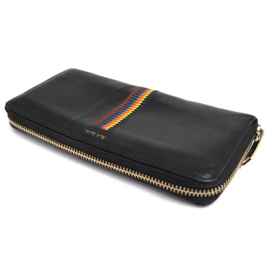 ポールスミス　新品長財布 Paul Smith ポールスミス 長財布 PSQ034 EMBROIDERD STRIPE LONG