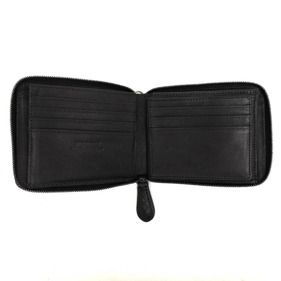 ○ノマドイ NOMADOI 牛革 財布 NAMW6ES1 PENNSYLVANIA ペンシルバニア 小銭入れあり 二つ折り ラウンドジップ ラウンドファスナー  中古 NOMADOI ノマドイ 財布 NAMW6ES1 PENNSYLVANIA ペンシルバニア 牛革