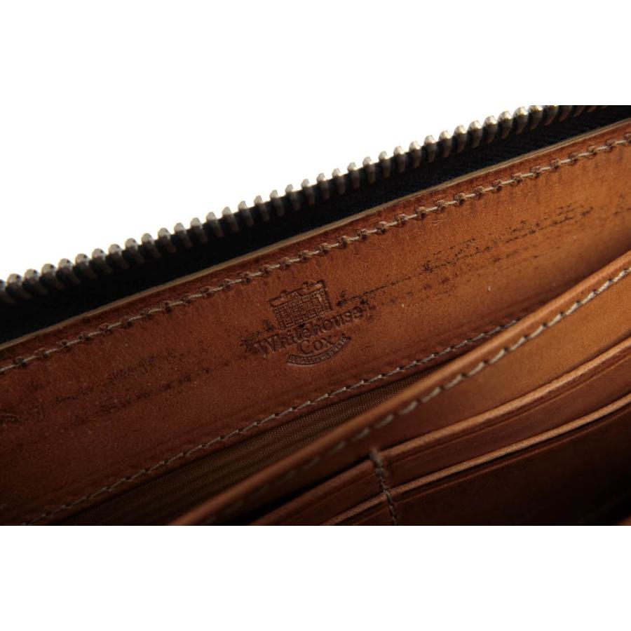 Whitehouse Cox（ホワイトハウスコックス） 長財布 S1774 ZIP ROUND