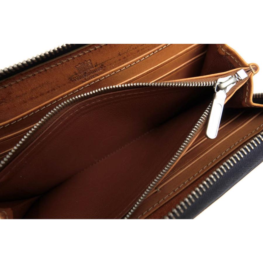 Whitehouse Cox（ホワイトハウスコックス） 長財布 S1774 ZIP ROUND