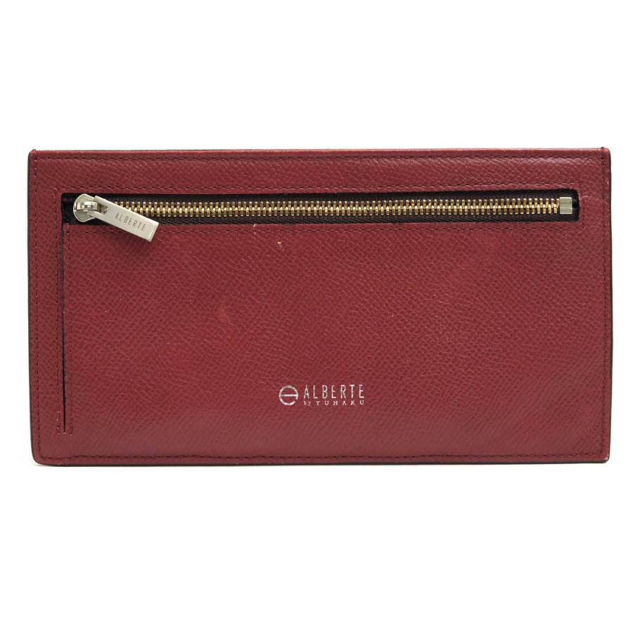 YUHAKU ユハク 長財布 ASB121 ALBERTE アルベルテ 国産牛革 薄型 小銭  