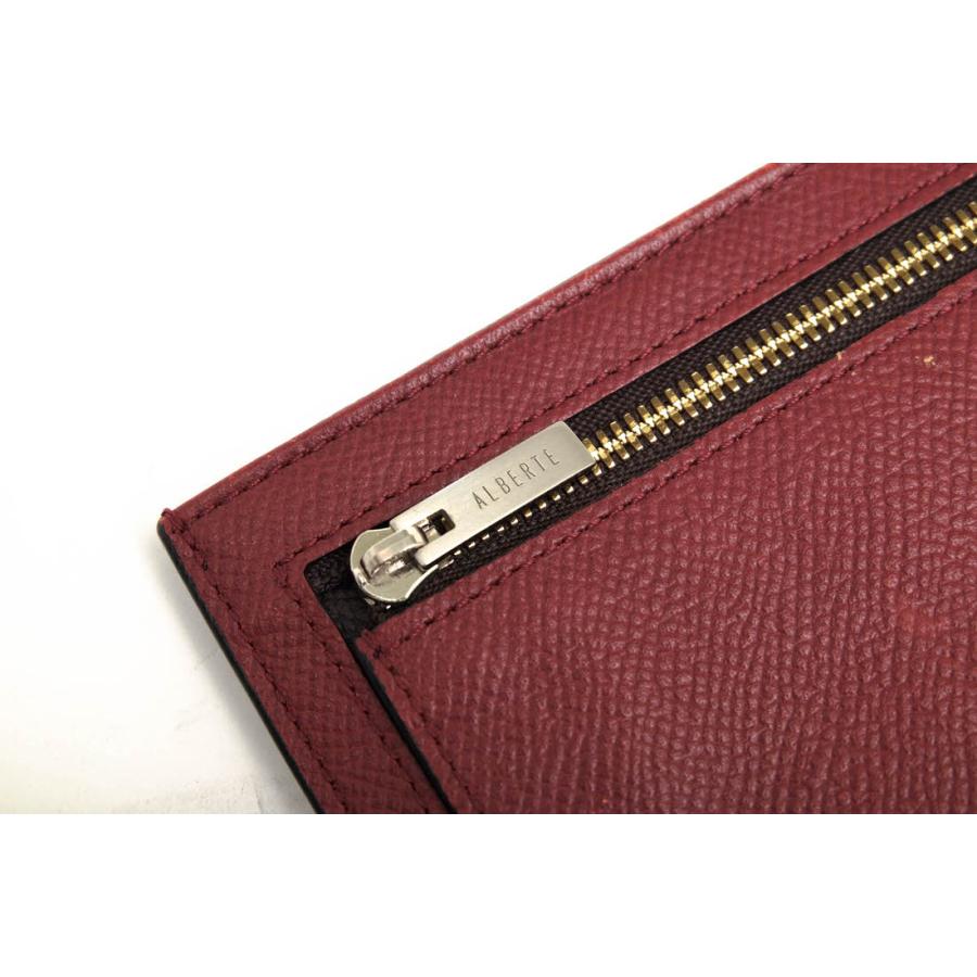 YUHAKU ユハク 長財布 ASB121 ALBERTE アルベルテ 国産牛革 薄型 小銭  