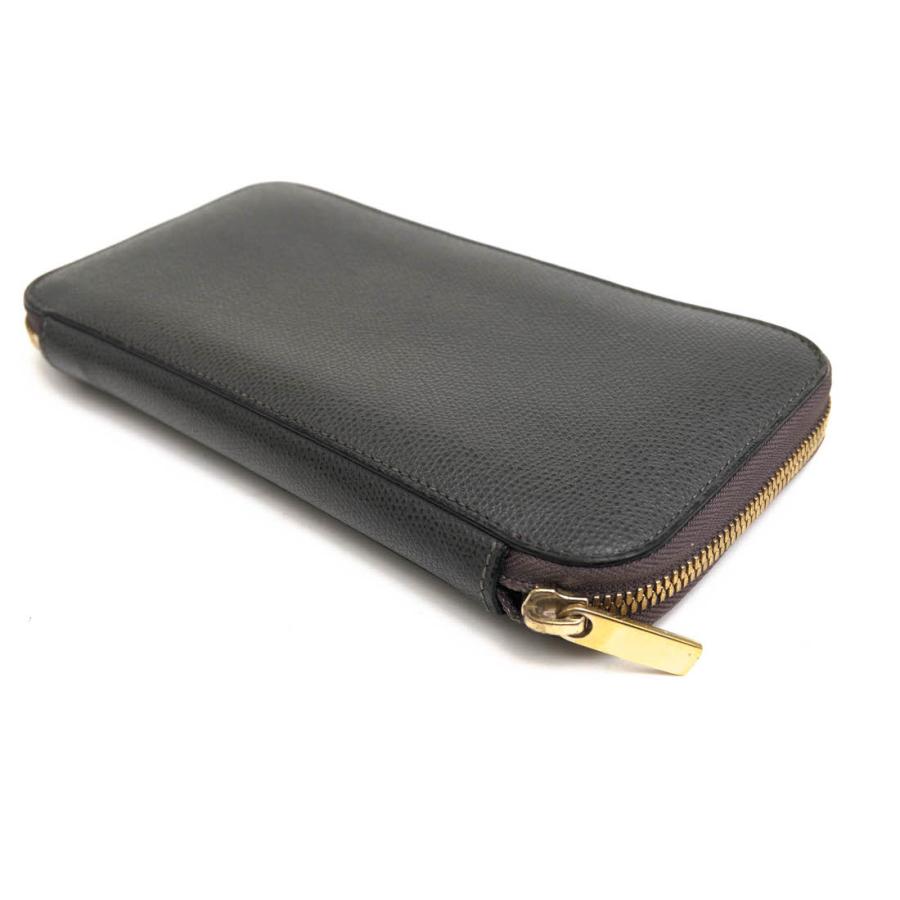 Valextra ヴァレクストラ 長財布 V9L21-028 Zip around 12 cc wallet