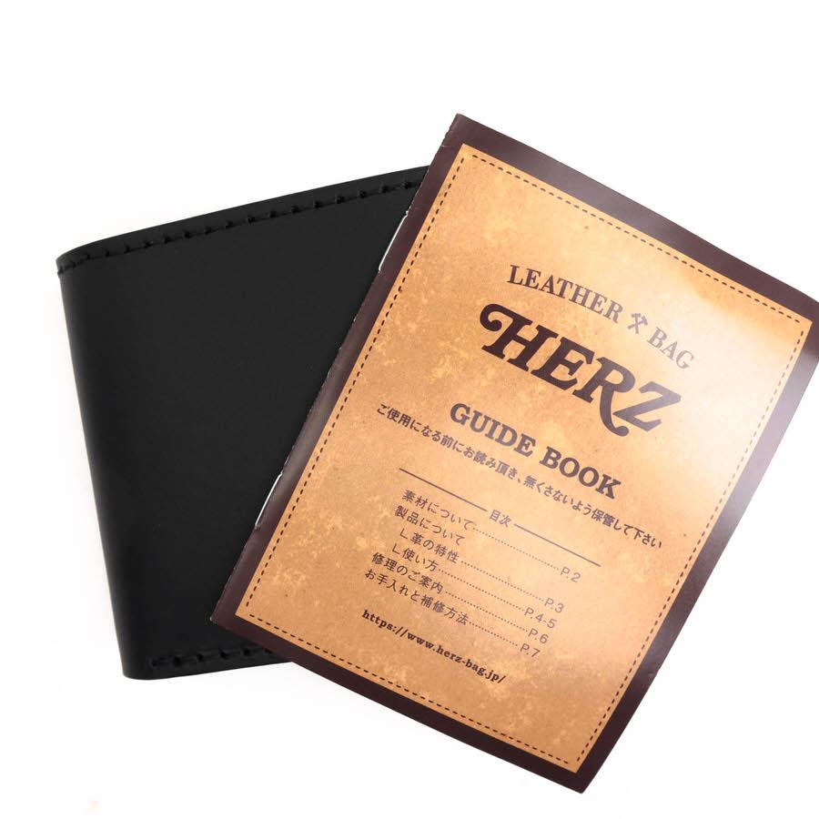HERZレザー 二つ折り財布 ブラウンWS-8 長く愛用できるBOX型小銭入れの二つ折り財布「革鞄のHERZ(ヘルツ
